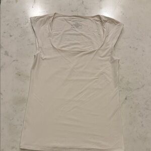 White House Black Market Cream Tank Top
